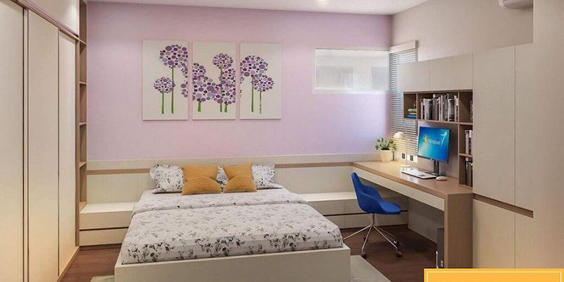 Với sự kết hợp giữa các họa tiết độc đáo và màu sắc tươi sáng, những tấm giấy dán tường sẽ tạo nên một môi trường ngủ đầy hứng khởi cho bạn.