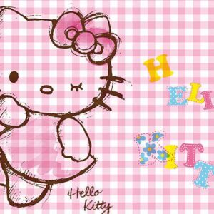 Tranh Dán Tường Hello Kitty