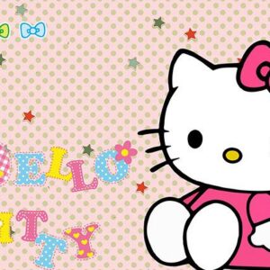 Tranh Dán Tường Hello Kitty