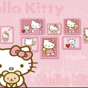 Tranh Dán Tường Hello Kitty