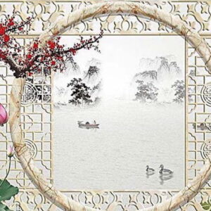 Tranh Dán Tường Cửa Sổ