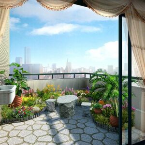 Tranh Dán Tường Cửa Sổ