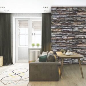 Giấy Dán Tường 3D Giả Đá 13