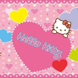Tranh Dán Tường Hello Kitty