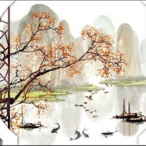 Tranh Dán Tường Cửa Sổ