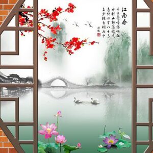 Tranh Dán Tường Cửa Sổ