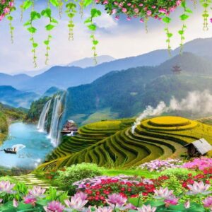 Tranh Dán Tường Cửa Sổ
