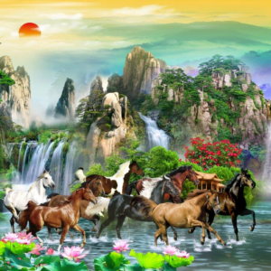Tranh Dán Tường Mã Đáo Thành Công