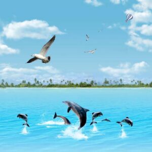 Tranh Dán Tường Cảnh Biển