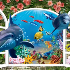 Tranh Dán Tường Cửa Sổ
