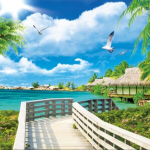 Tranh Dán Tường Cảnh Biển