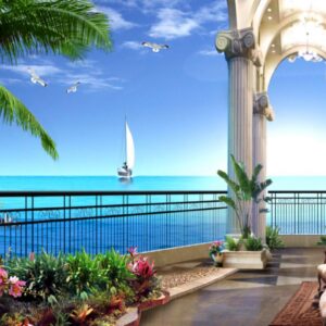 Tranh Dán Tường Cảnh Biển