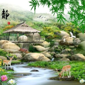 Tranh Dán Tường Sơn Thủy Phong Cảnh