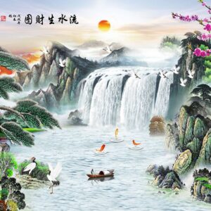 Tranh Dán Tường Sơn Thủy Phong Cảnh