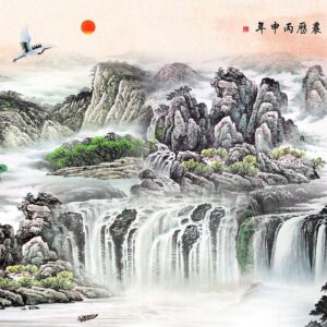 Tranh Dán Tường Sơn Thủy Phong Cảnh