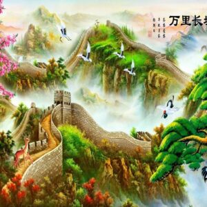Tranh Dán Tường Sơn Thủy Phong Cảnh