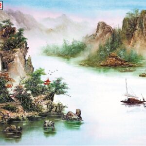 Tranh Dán Tường Sơn Thủy Phong Cảnh