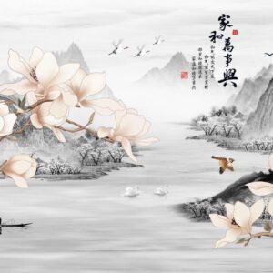 Tranh Dán Tường Sơn Thủy Phong Cảnh