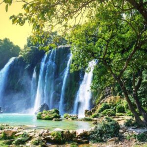 Tranh Dán Tường Sơn Thủy Phong Cảnh