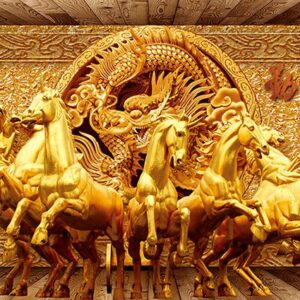 Tranh Dán Tường Mã Đáo Thành Công