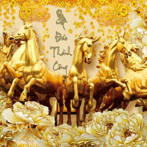 Tranh Dán Tường Mã Đáo Thành Công