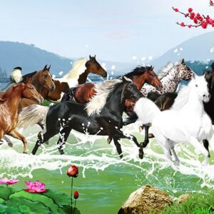 Tranh Dán Tường Mã Đáo Thành Công