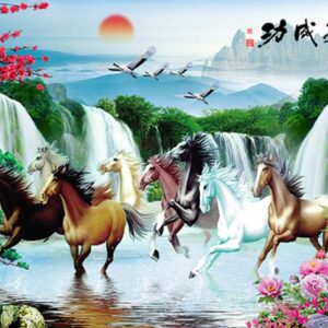 Tranh Dán Tường Mã Đáo Thành Công