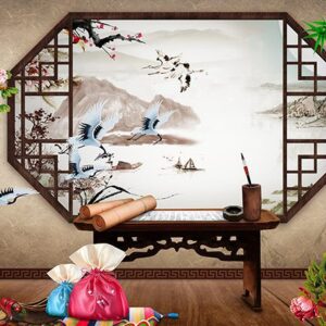 Tranh Dán Tường Cửa Sổ