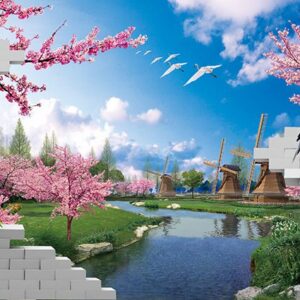 Tranh Dán Tường Cửa Sổ