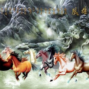 Tranh Dán Tường Mã Đáo Thành Công