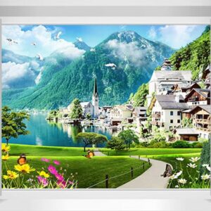 Tranh Dán Tường Cửa Sổ