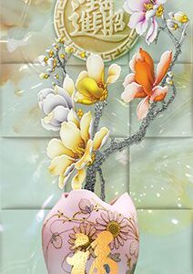 Tranh Dán Tường Bình Hoa