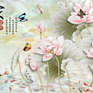 Tranh Dán Tường Hoa Sen