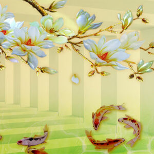 Tranh Dán Tường Hoa Sen