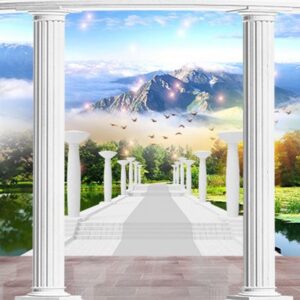 Tranh Dán Tường Cửa Sổ
