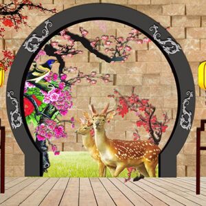 Tranh Dán Tường Cửa Sổ