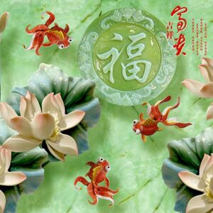 Tranh Dán Tường Hoa Sen