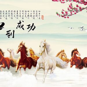 Tranh Dán Tường Mã Đáo Thành Công
