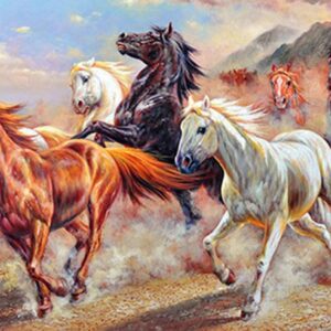 Tranh Dán Tường Mã Đáo Thành Công