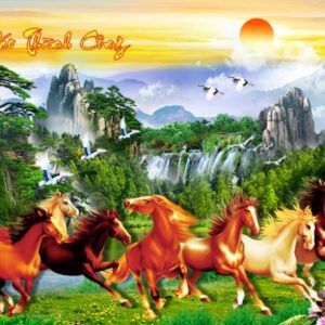 Tranh Dán Tường Mã Đáo Thành Công