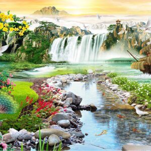 Tranh Dán Tường Phú Quý Thuận Buồm Xuôi Gió