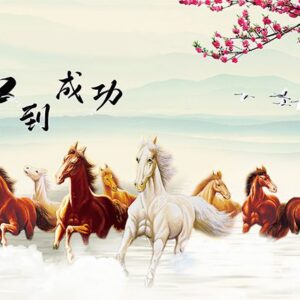 Tranh Dán Tường Mã Đáo Thành Công