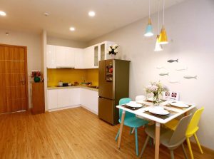 Dự án công trình Saigon homes thi công sàn gỗ - giấy dán tường công ty Gia Huy