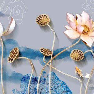 Tranh Dán Tường Hoa Sen