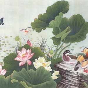 Tranh Dán Tường Hoa Sen