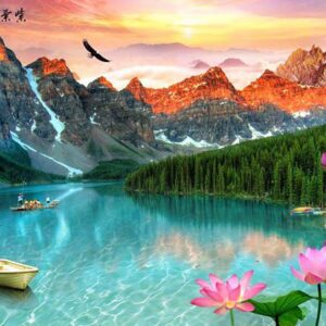 Tranh Dán Tường Sơn Thủy Phong Cảnh
