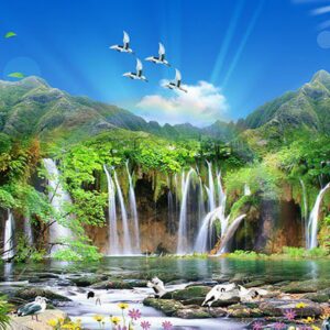 Tranh Dán Tường Sơn Thủy Phong Cảnh