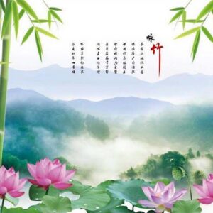 Tranh Dán Tường Hoa Sen