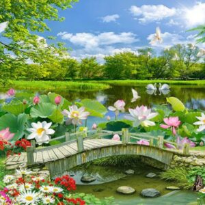 Tranh Dán Tường Hoa Sen 05