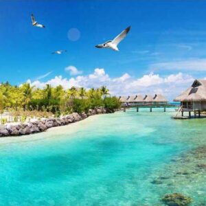 Tranh Dán Tường Cảnh Biển